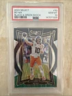 🔥BO NIX ROOKIE PSA 10🔥2024 Panini Select Concourse Black & Green Shock Prizm