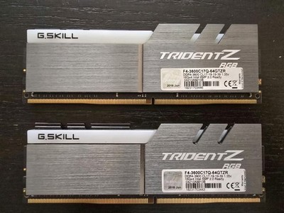 Arbeitsspeicher DDR4 Gskill Trident Z 3600MHZ CL17 32GB