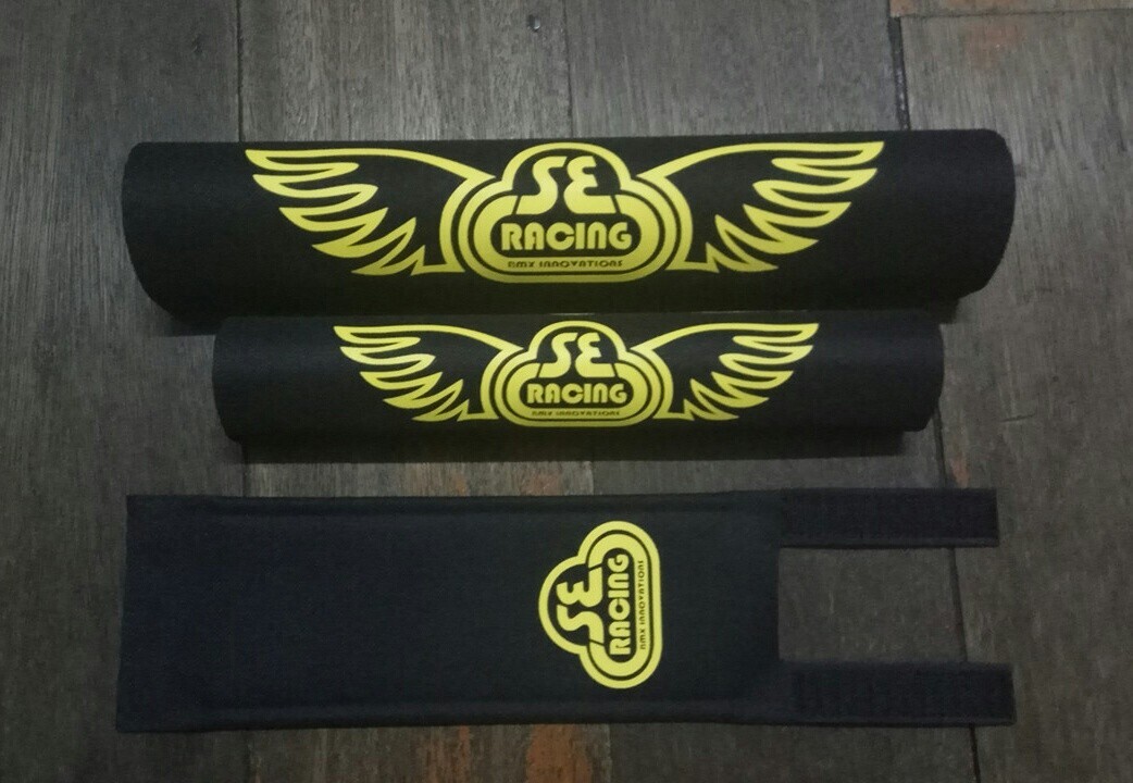 black set SE gold custom REPRO padset BMX oldschool vintage RARE