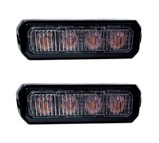 2x LED Frontblitzer 96x28x19 12V 24V PKW LKW Traktor Bagger R65 R10 Heckblitzer