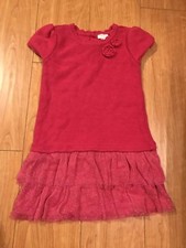 The Children Place Pink Color Tutu Skirt Dress For Girls Size 4T