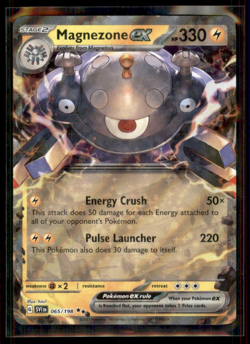 2023 Pokemon Scarlet & Violet Magnezone ex Stage 2/Double Rare #65