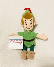 NEW Disney Mini Bean Bag PETER PAN 8'' Rare Peter Pan Plush Toy - FREE Shipping
