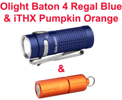 Baton 4　ブルー Olight Baton 4 Premium Edition Flashlight Regal Blue