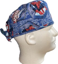 Marvel Spiderman Circuits Scrub Hat Chemo Cap