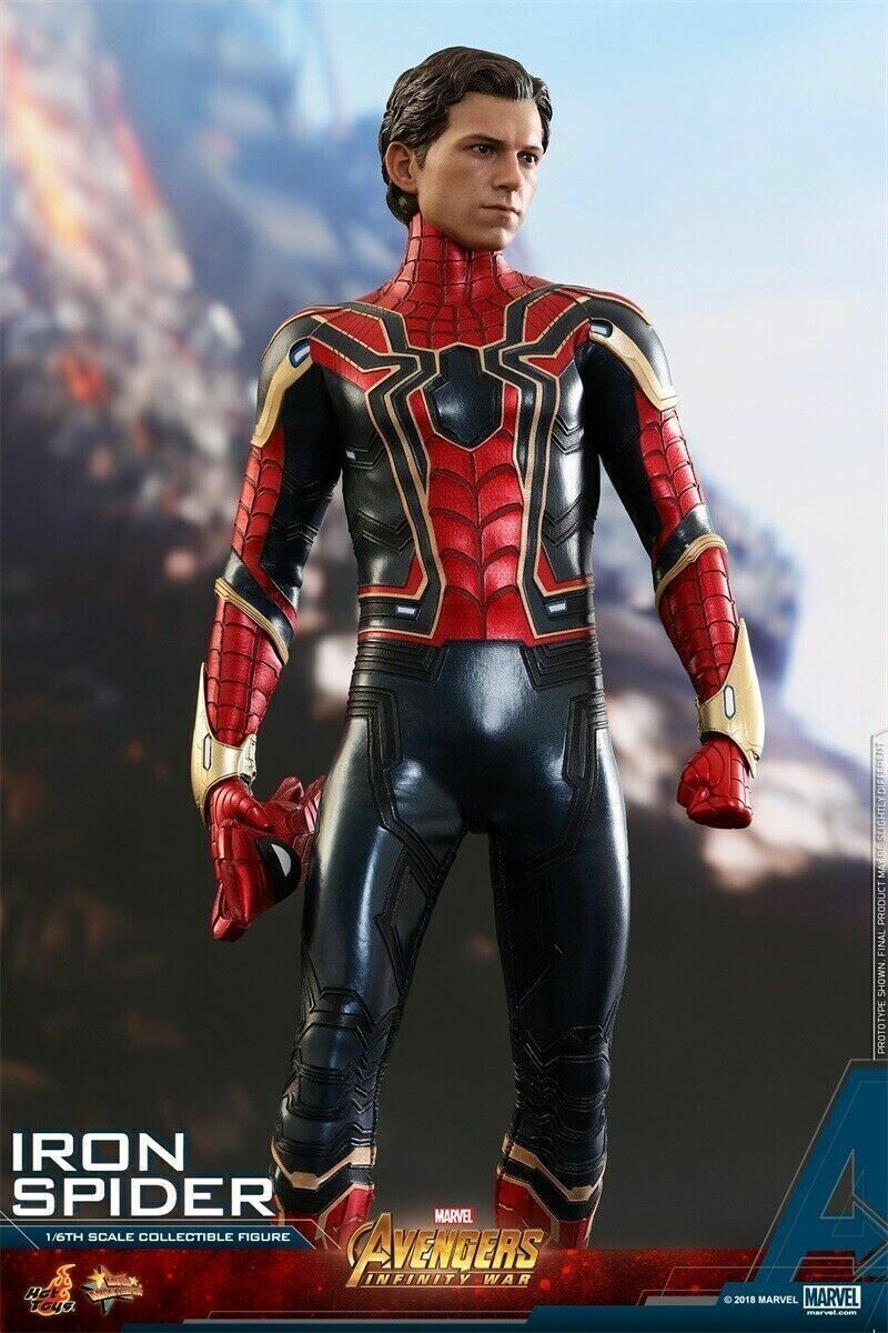 New Hot Toys MMS482 Avengers Infinity War Iron Spider Peter Parker