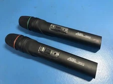Lot of 2 Audio 2000S AWX6112 Professional Wireless Microphone