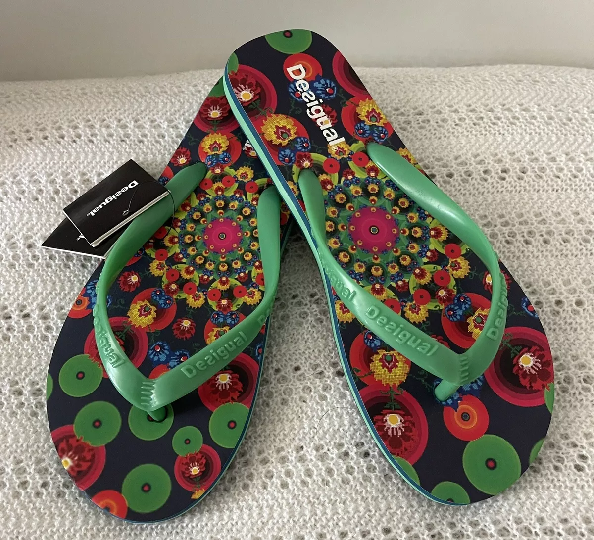 Desigual flip flops hot sale