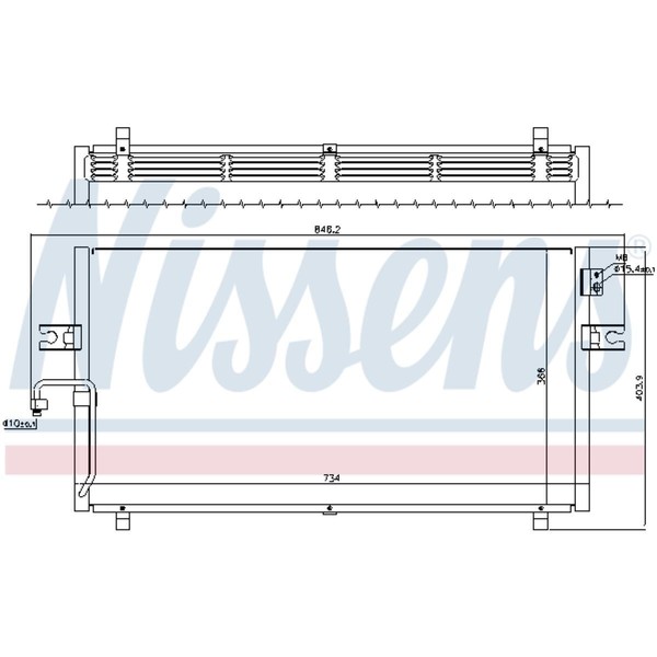 Kondensator Klimaanlage KlimaküHler FüR Nissan Maxima/Maxima QX IV A32-image