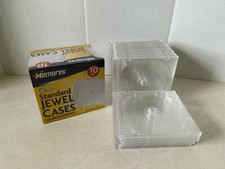 Lot of 26 NEW Memorex Clear Standard Jewel Cases for CD DVD Discs