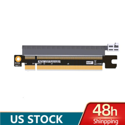 US STOCK PCI Express 4.0 x16 Gen3/4 Graphic Expansion Riser Adapter PCIE Slots