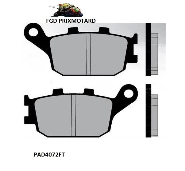 HONDA CB 750 SEVEN FIFTY 1992/2003 PLAQUETTES DE FREIN ARRIERE BRENTA - Photo 1/2