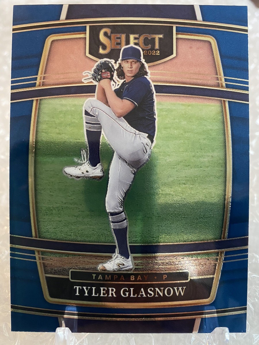 2022 Panini Select Baseball Tyler Glasnow Rays #46 Blue Concourse