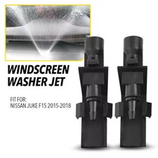 2X FRONT BLACK WINDScreen WASHER JET NOZZLE FOR HONDA CIVIC 2017-2021 ALL MODELS