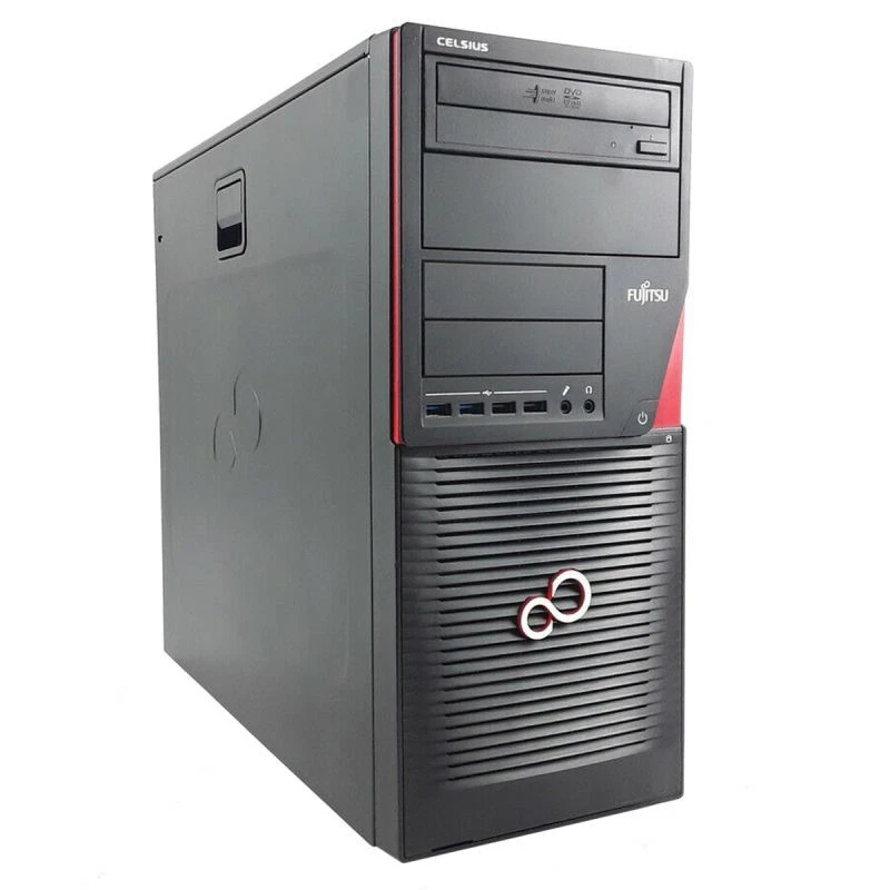 PC tour Fujitsu W530 MT Pantalla 27" Intel i3-4130 RAM 16Go GB 2To Windows 10 Wi - Imagen 3 de 4