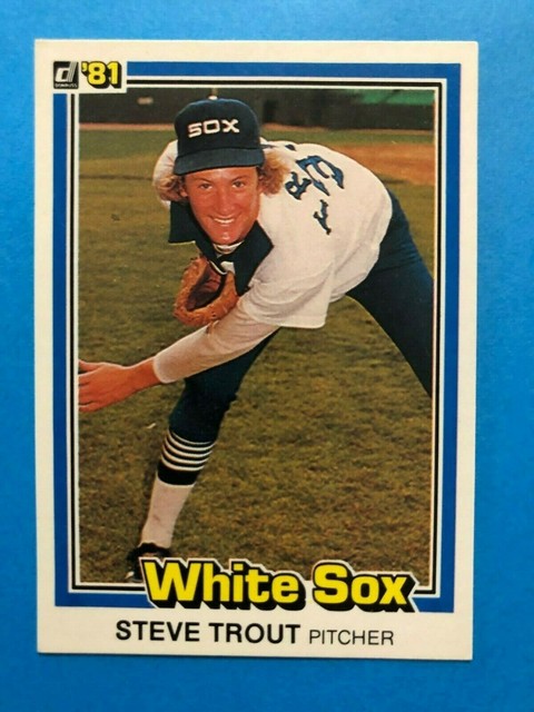 1981 Donruss Baseball Card 400 Steve Trout Chicago White Sox EBay