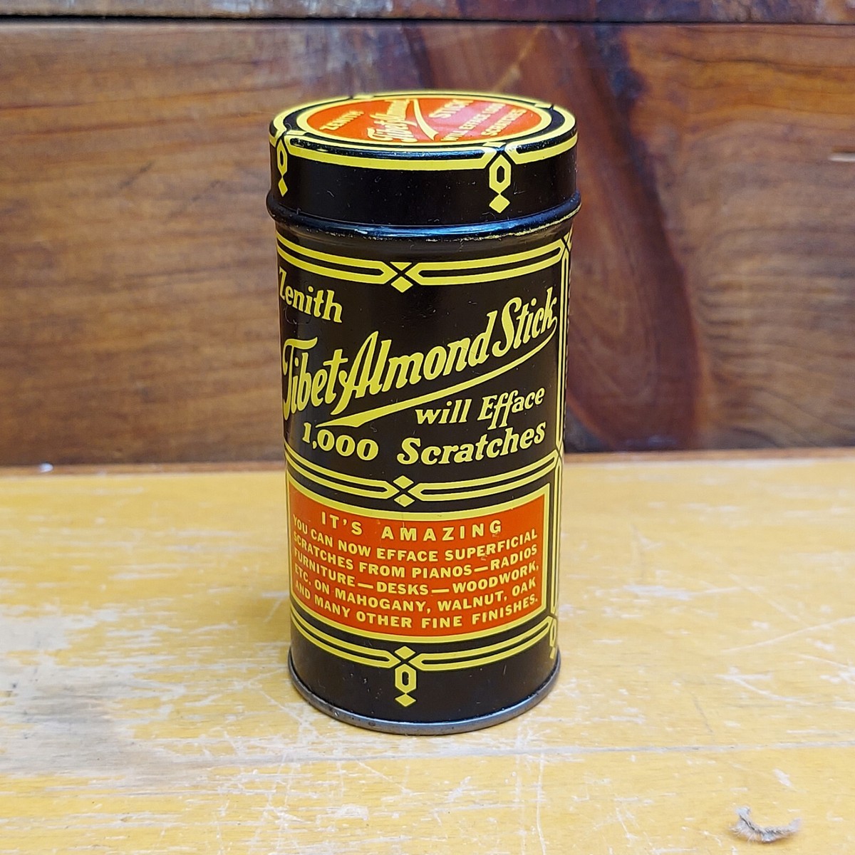 Vintage Zenith Tibet Almond Stick - Tin with Stick Furniture