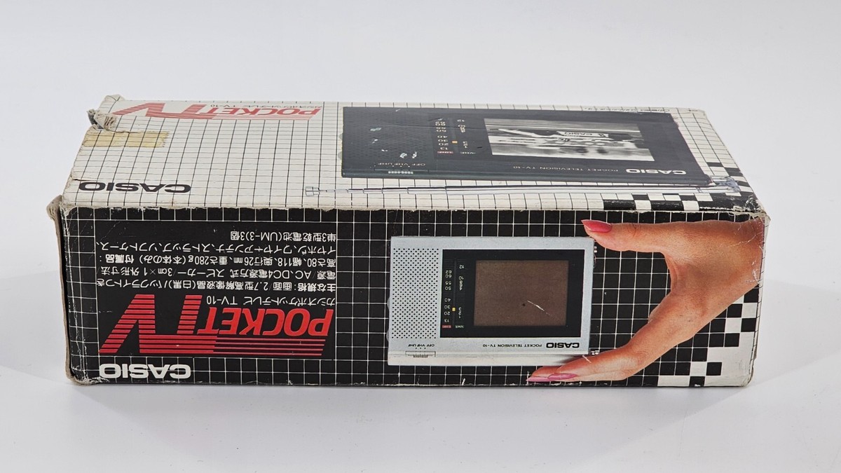 Casio Pocket Television TV-10 Portable TV Handheld for sale