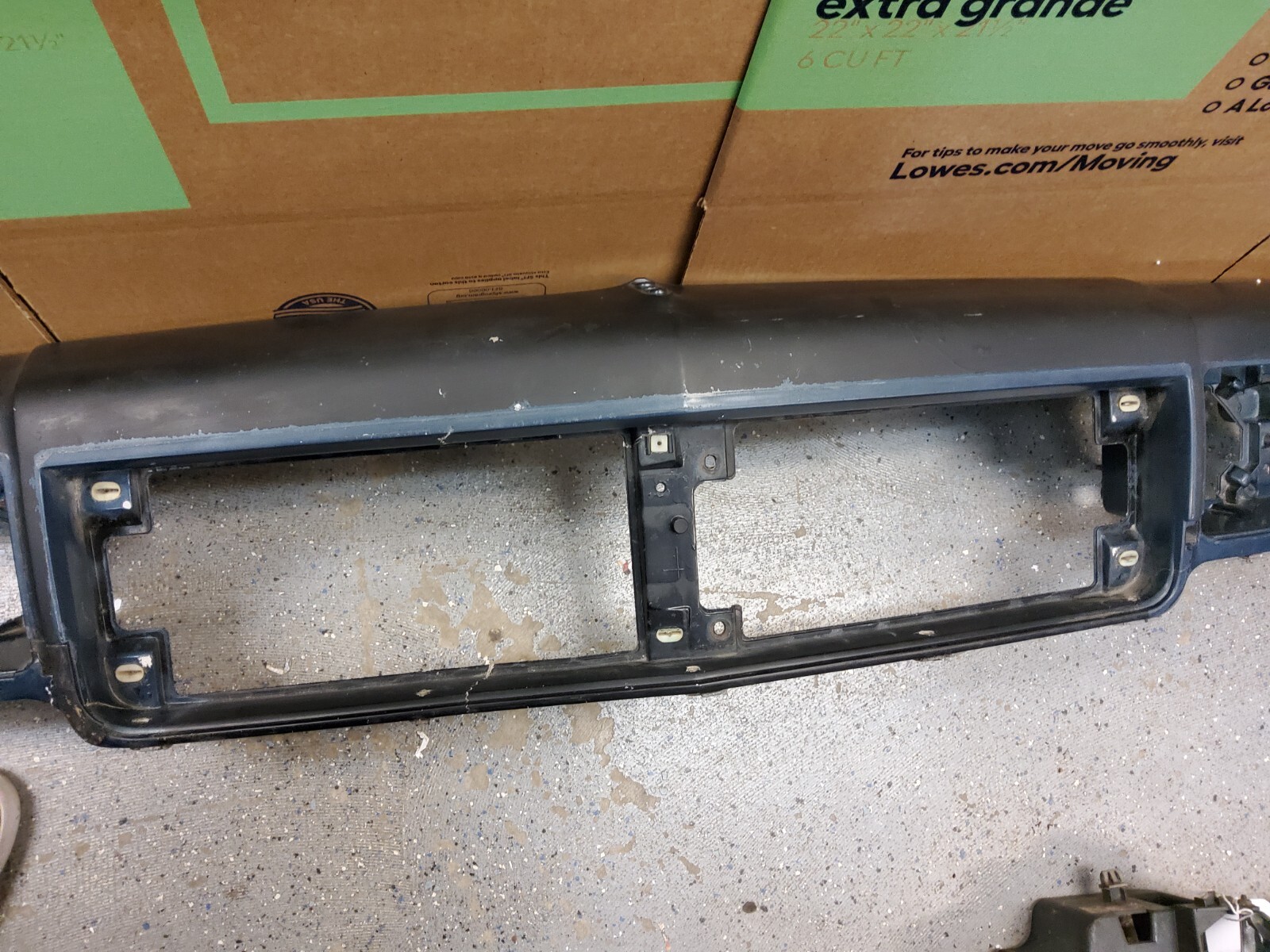 19861990 Chevy Chevrolet Caprice EURO Header Panel BARE OEM Black READ