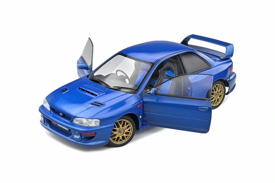 Aa/Subaruスバル Imprezaインプレッサ 22B 1/18 限定 1/18 Subaru Impreza 22B 1998 Sonic Blue Diecast Model Car by