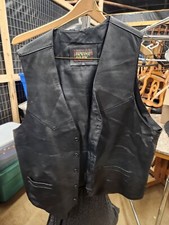 Large leather vest