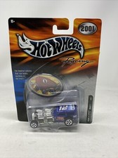 2001 Hot Wheels Racing Series 1/4 12 Mobil 1 WAY 2 FAST Blue w/Chrome 5 Spokes