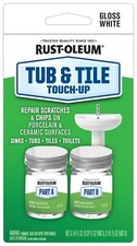 Rust-Oleum Tub  Tile Paint 244166 Specialty Kit Tub and Tile Touch Up White ...