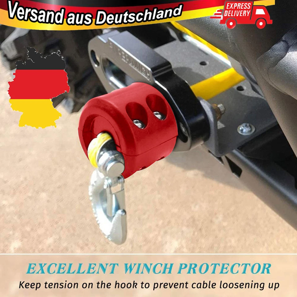 1 X ATV UTV Winde Seilstopper Seilwinde Gummi Puffer Anschlag Stopper Winch - Bild 2 von 4