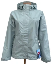 Women's Helly Hansen Seven J Rain Jacket GREEN $110, Size: M