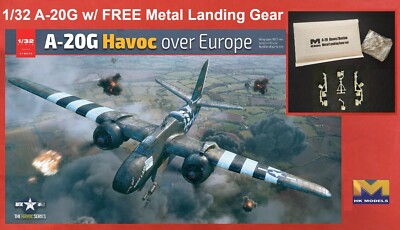 HK Models HKM-01E039 & 01EA03 1/32 A-20G HAVOC & FREE Metal Landing Gears Set