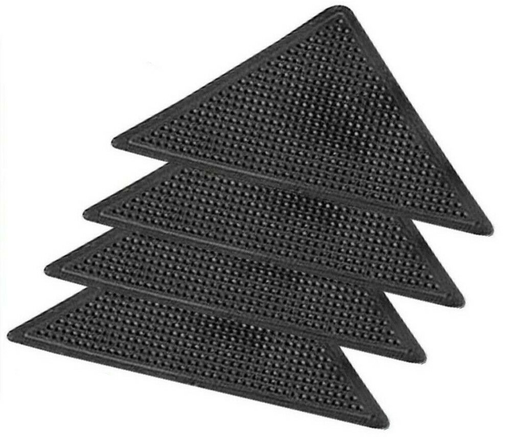 4x RUG GRIPPERS Anti Slip Soft Mat Carpet Anti Curling Rubber Tape Floor HomeLot eBay
