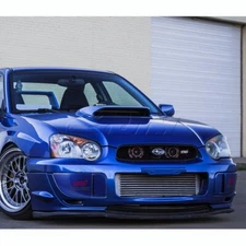 Blue Fog Light Lamp Bumper Bezel Cover Cap For 2004-2005 Subaru Impreza WRX STi