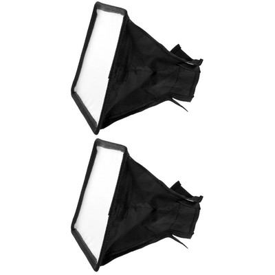  2 PCS Diffusor Tragbarer Blitzdiffusor Für Kameras Softbox Kamerablitzlicht
