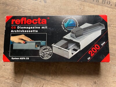 Reflecta CS Diamagazin Arcivkassette Agfa für 200 Dias
