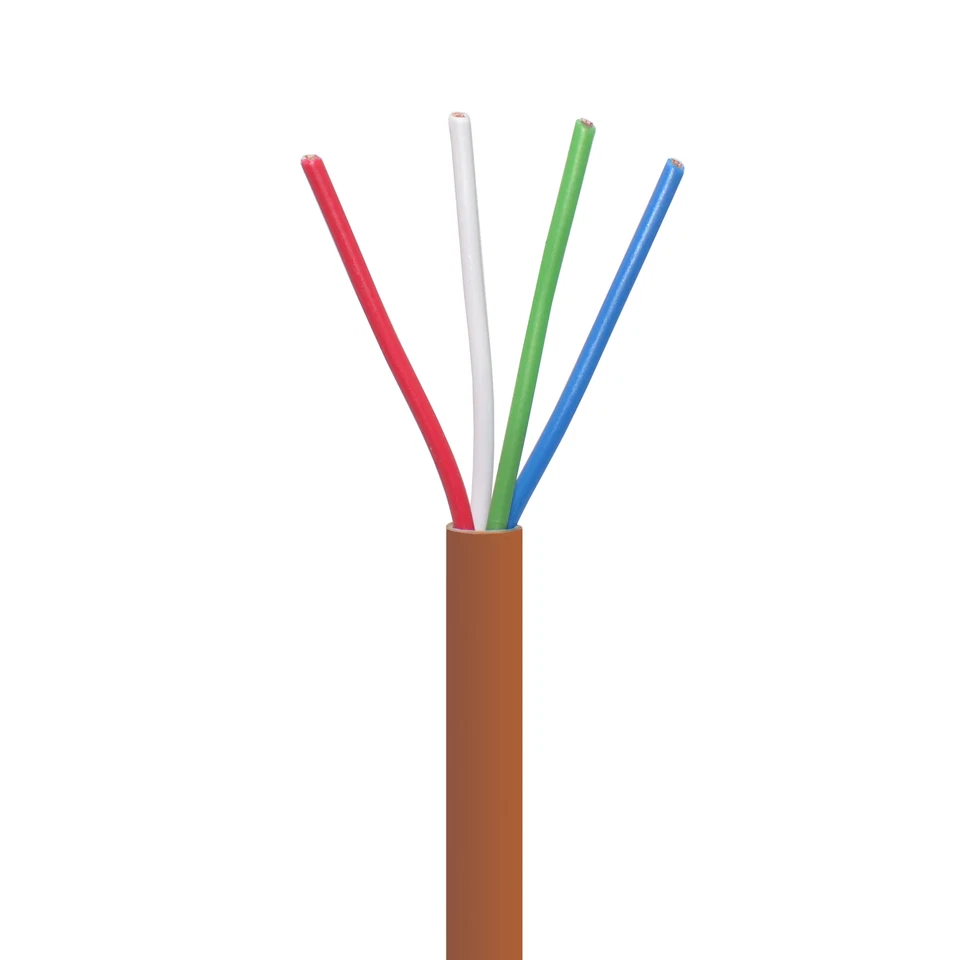 Cable termostato 18/4 HVAC cable de cobre desnudo circuito de alimentación con clasificación CMR/elevador 500 pies Foto 4 de 4