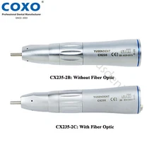 COXO Dental CX235-2C 2B Fiber Optic Straight Nose Cone Handpiece Low Speed NSK