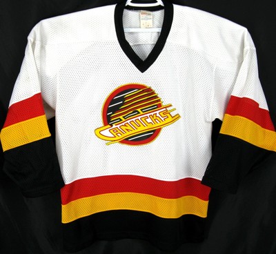 Vintage 1980's Vancouver Canucks SEWN CCM NHL Hockey ...