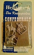 CONFEDERATE CAST MINIATURES CONFEDERALS HERITAGE 1976 CIVIL WAR CAVALRY 25MM.