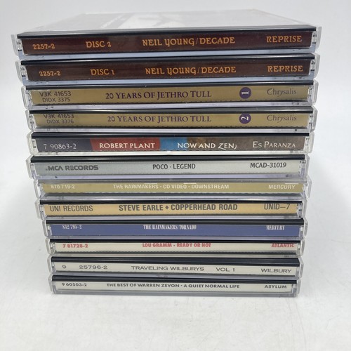 Classic Rock Cd Lot Jethro Tull Neil Young Robert Plant Rainmakers Steve Earle - Picture 11 of 12