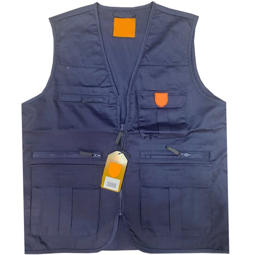 Gilet Alta Visibilità Per Caccia - Policotone, Multitasche, Made In Italy, Per Outdoor - Foto 9