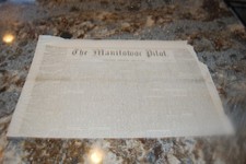 June 22 1866 edition of Manitowoc (WI) Pilot Newspaper