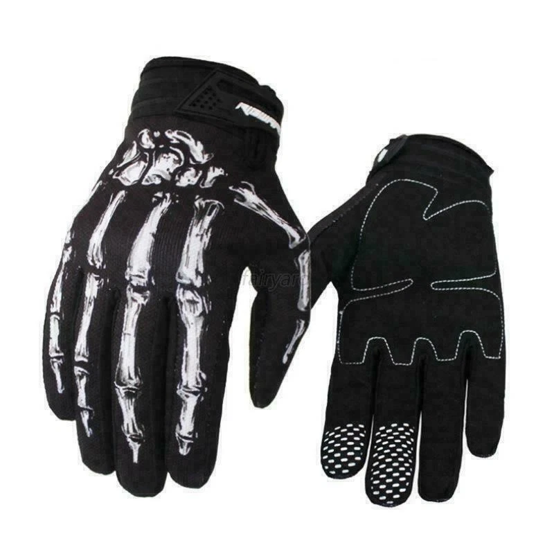 skeleton bike gloves