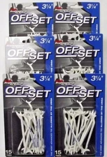 Pride OT31415 Professional Tee System - Offset Golf Tees - 3-1/4" 6 Packs