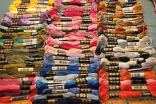 30 SKEINS DMC 6 STRAND COTTON FLOSS YOU PICK COLORS/or nice variety is sent!