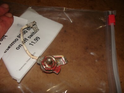 Eskimo Model 8900 tc300 on off switch ice auger part bin 1025 | eBay