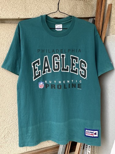 Vintage 1996 Philadelphia Eagles Champion NFL Football 90s T-Shirt Size L - Picture 2 of 15