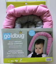 pink infant head support