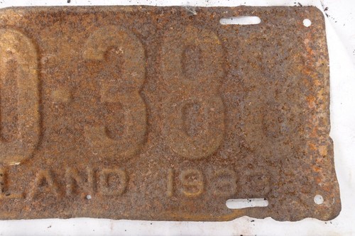 1933 MD Maryland Coleccionable Antiguo Colección Juego de Placas 280-388 Par - Imagen 8 de 12