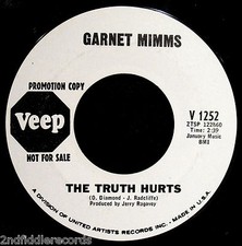 GARNET MIMMS-The Truth Hurts-Rare Northern Soul Promo 45-VEEP #V 1252