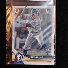 2016 Topps Bowman Prospect 1st Rookie Jawuan Harris Padres
